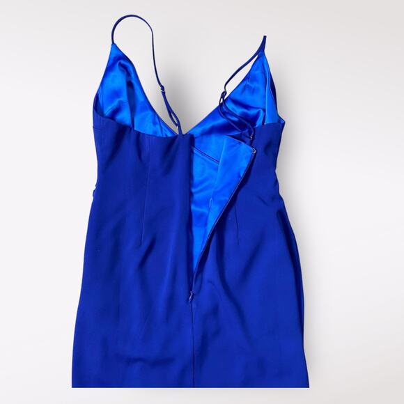 Lovers + Friends Blue‎ Yara Mini Dress Size M New Years Eve Party Dance - Picture 8 of 10